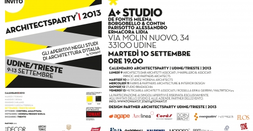 APERITIVI NEGLI STUDI DI ARCHITETTURA D'ITALIA
VIDEO INTERVISTA: <a href=