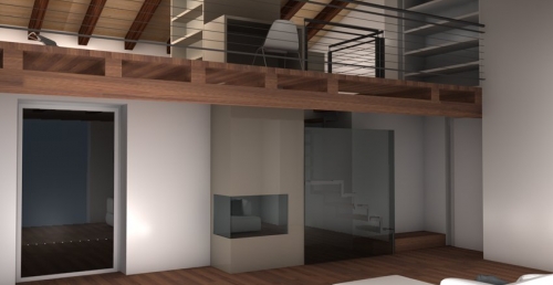 render scala caminetto