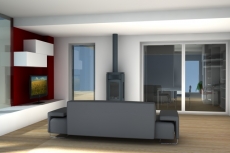 render salotto
